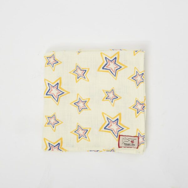 Baby blanket stars all over