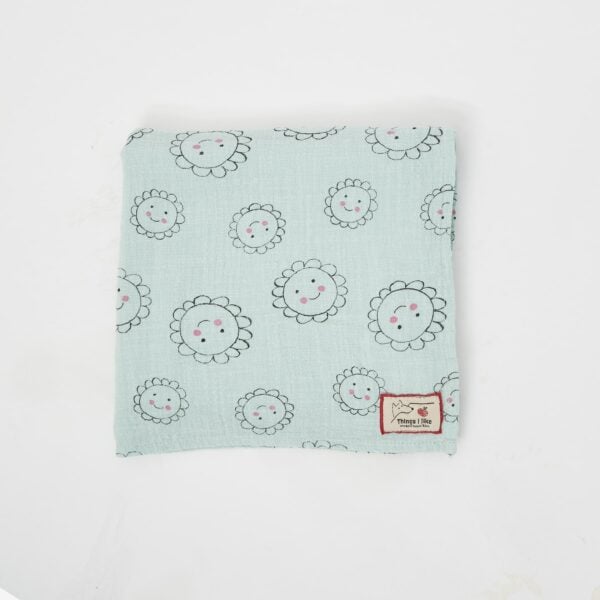 Flower baby blanket