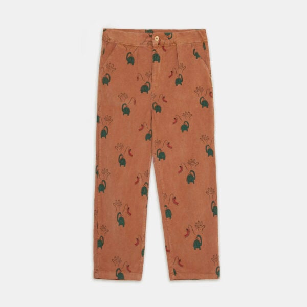 All over elephant buttoned chino pants corduroy