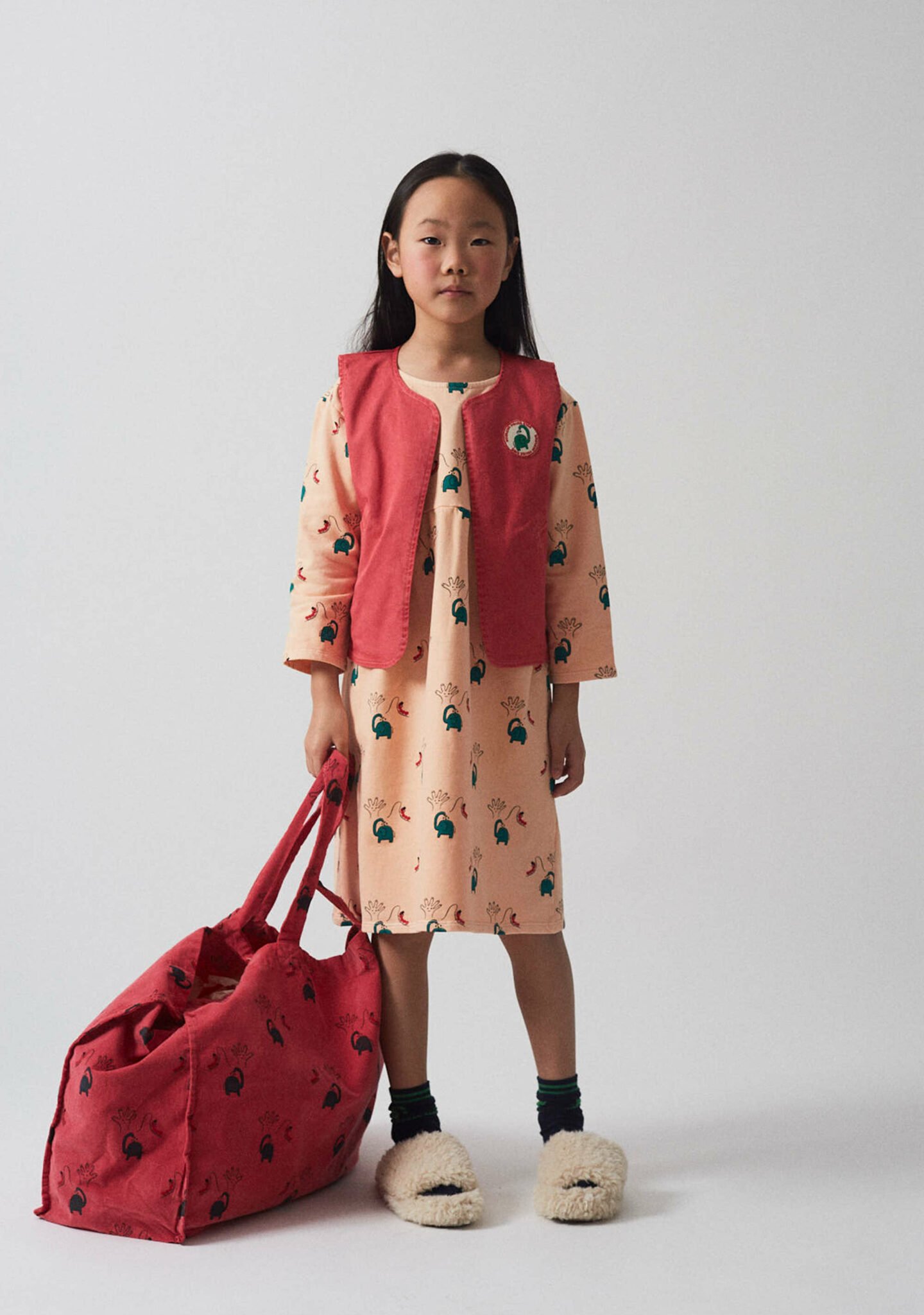 Red elephant vest