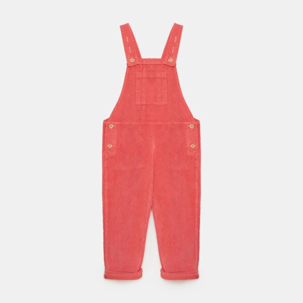Corduroy strawberry jumpsuit