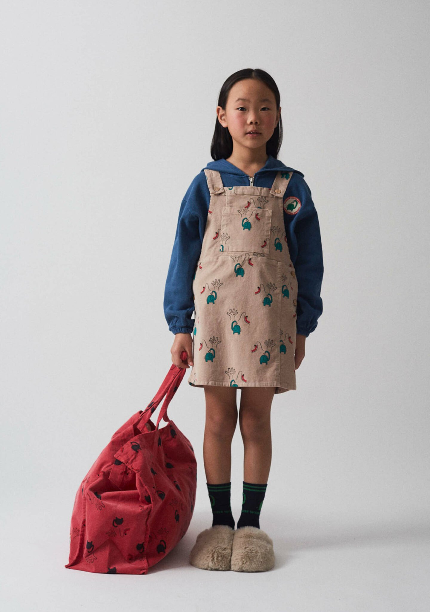 Elephant overall dress
