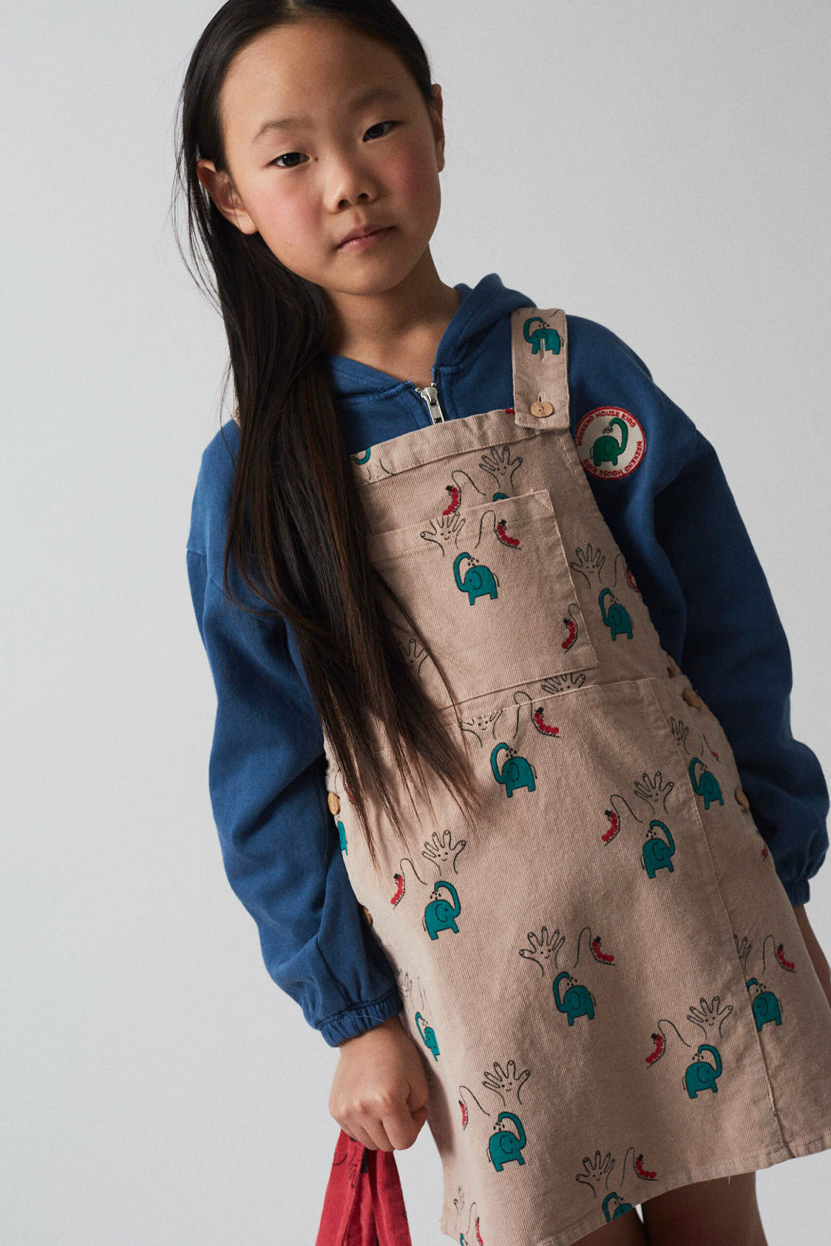 Elephant overall dress