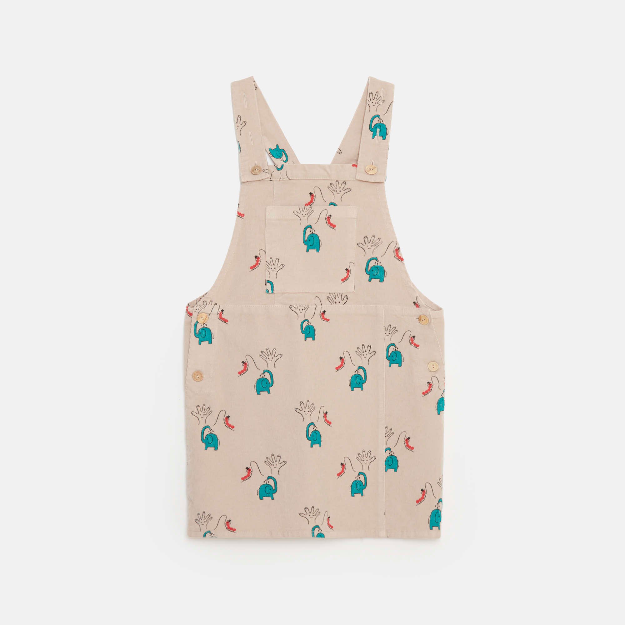 Elephant overall dress