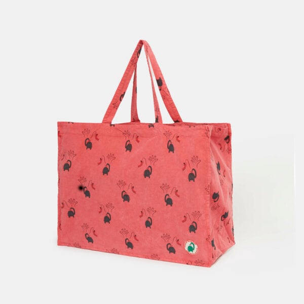 Elephant all over bag (red)