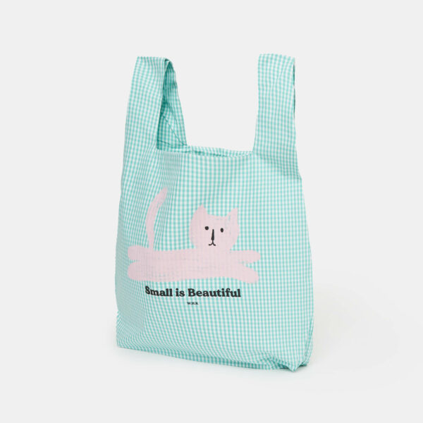 Green checks bag