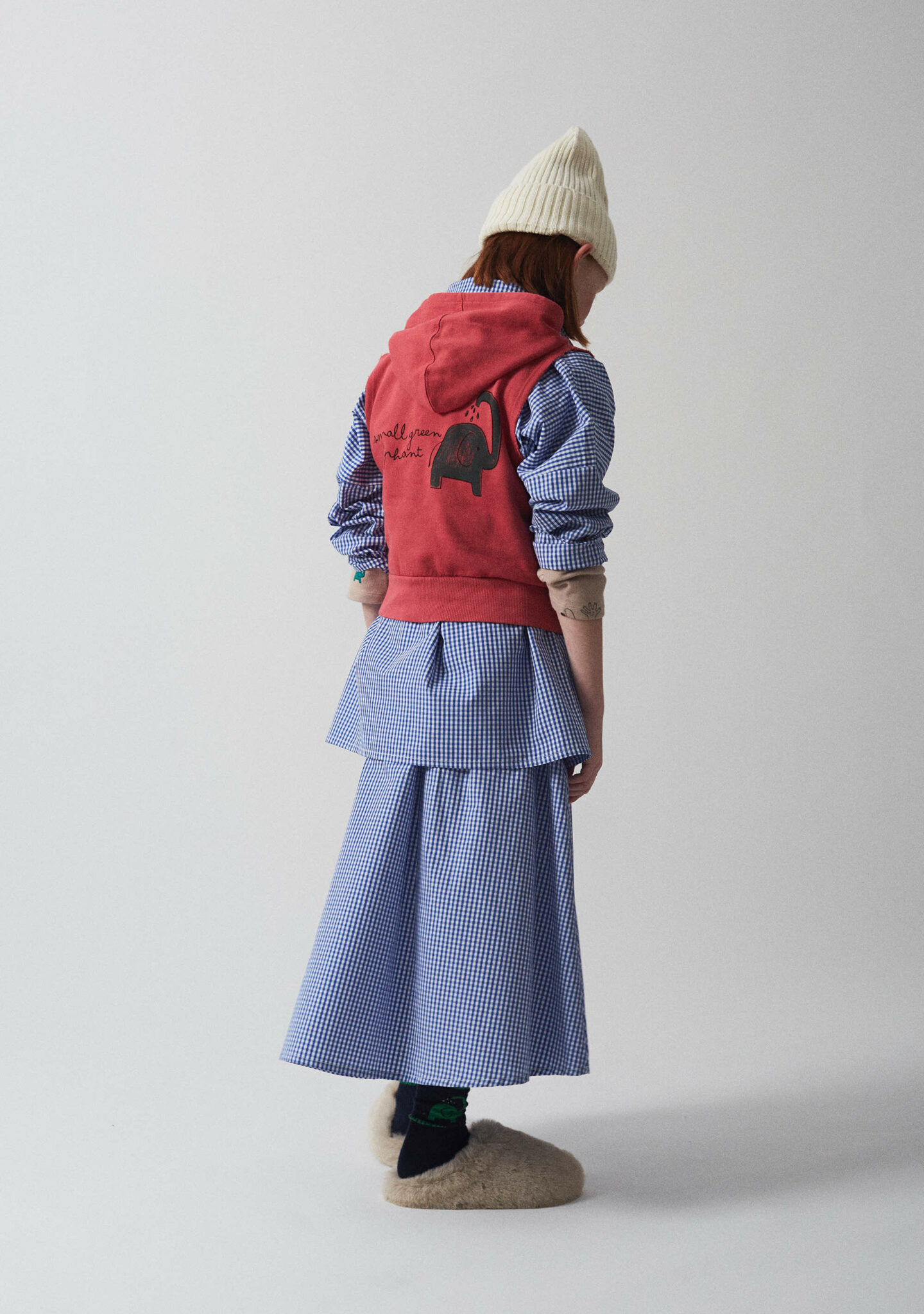 Elephant hoodie vest