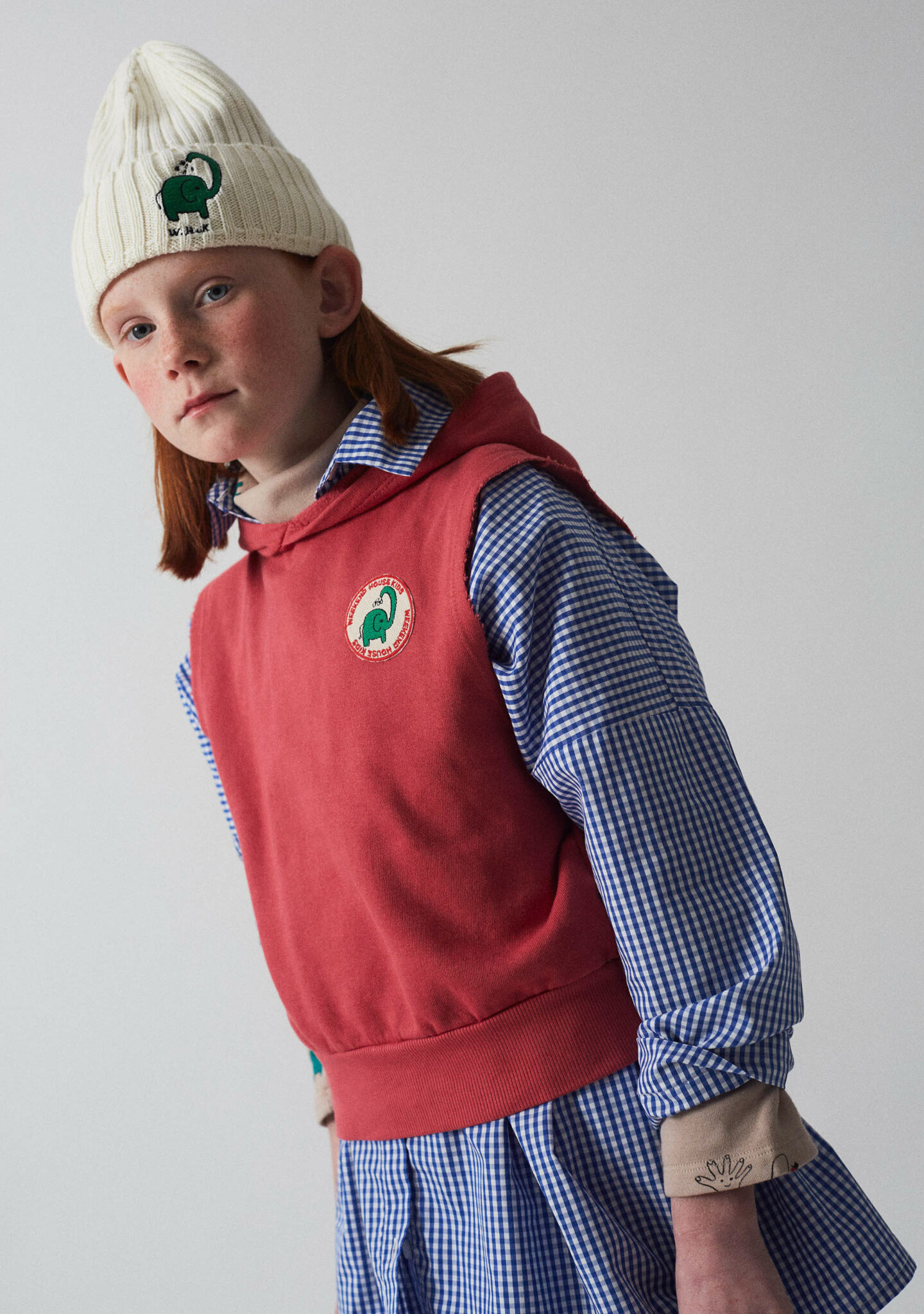 Elephant hoodie vest