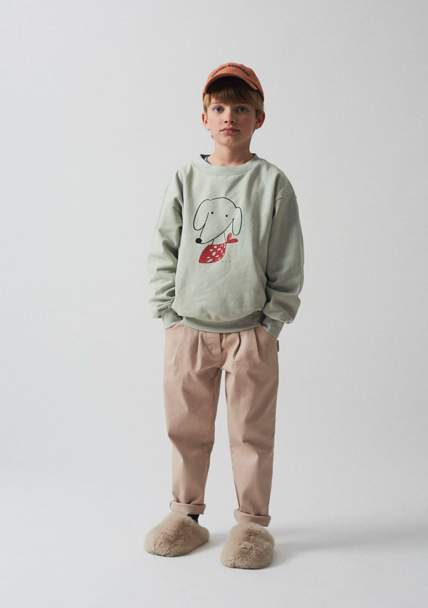 Dog sweatshirt (soft green)
