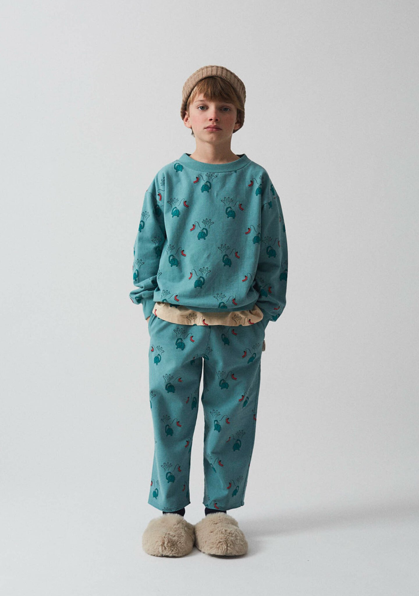 Sweatshirt Elephant multiprint