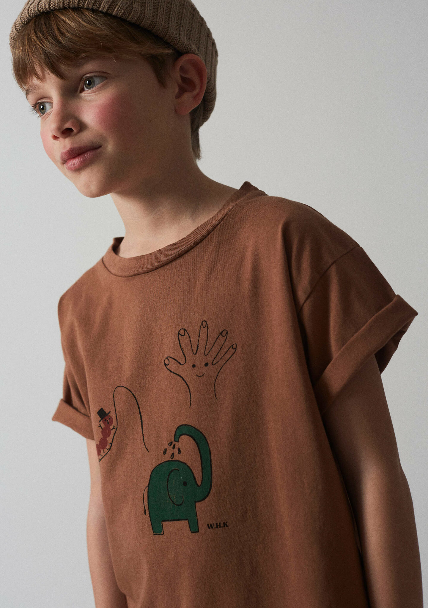 Elephant t-shirt (brown)