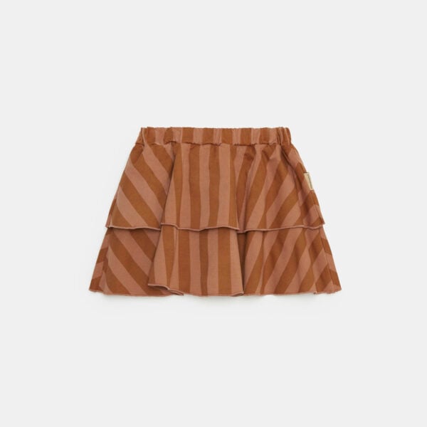 Stripes mini skirt