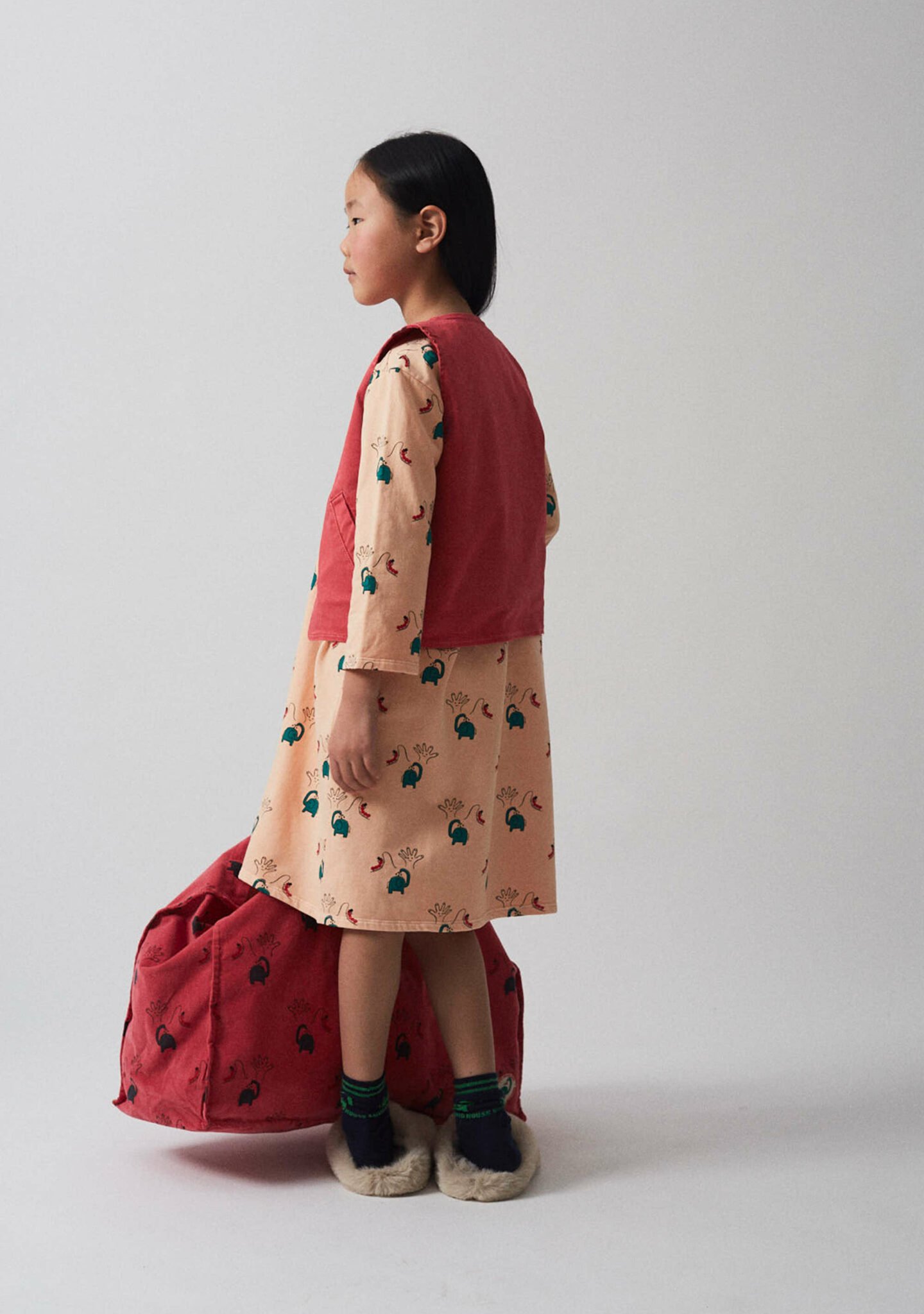 Elephant long dress