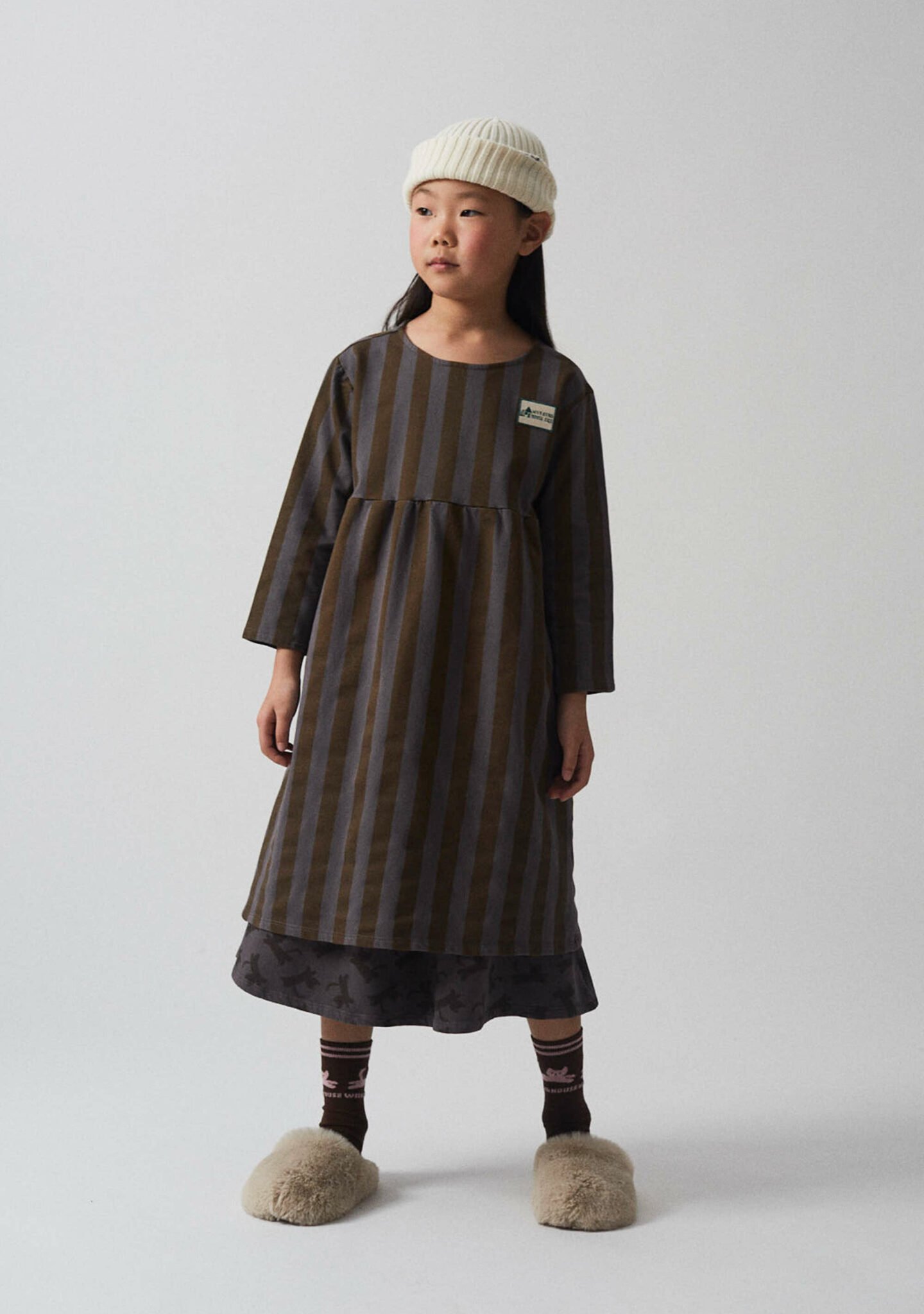 Stripes long dress