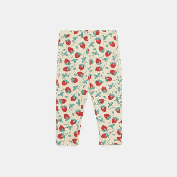 Strawberries all over baby leggings