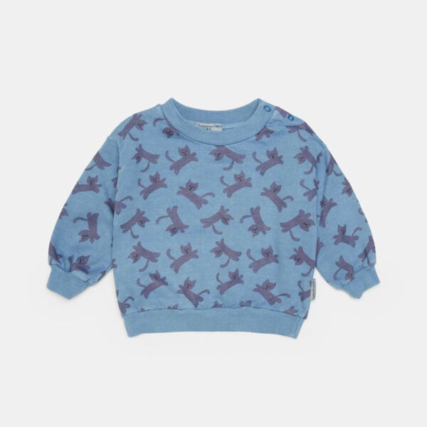 Cats all over baby sweatshirt