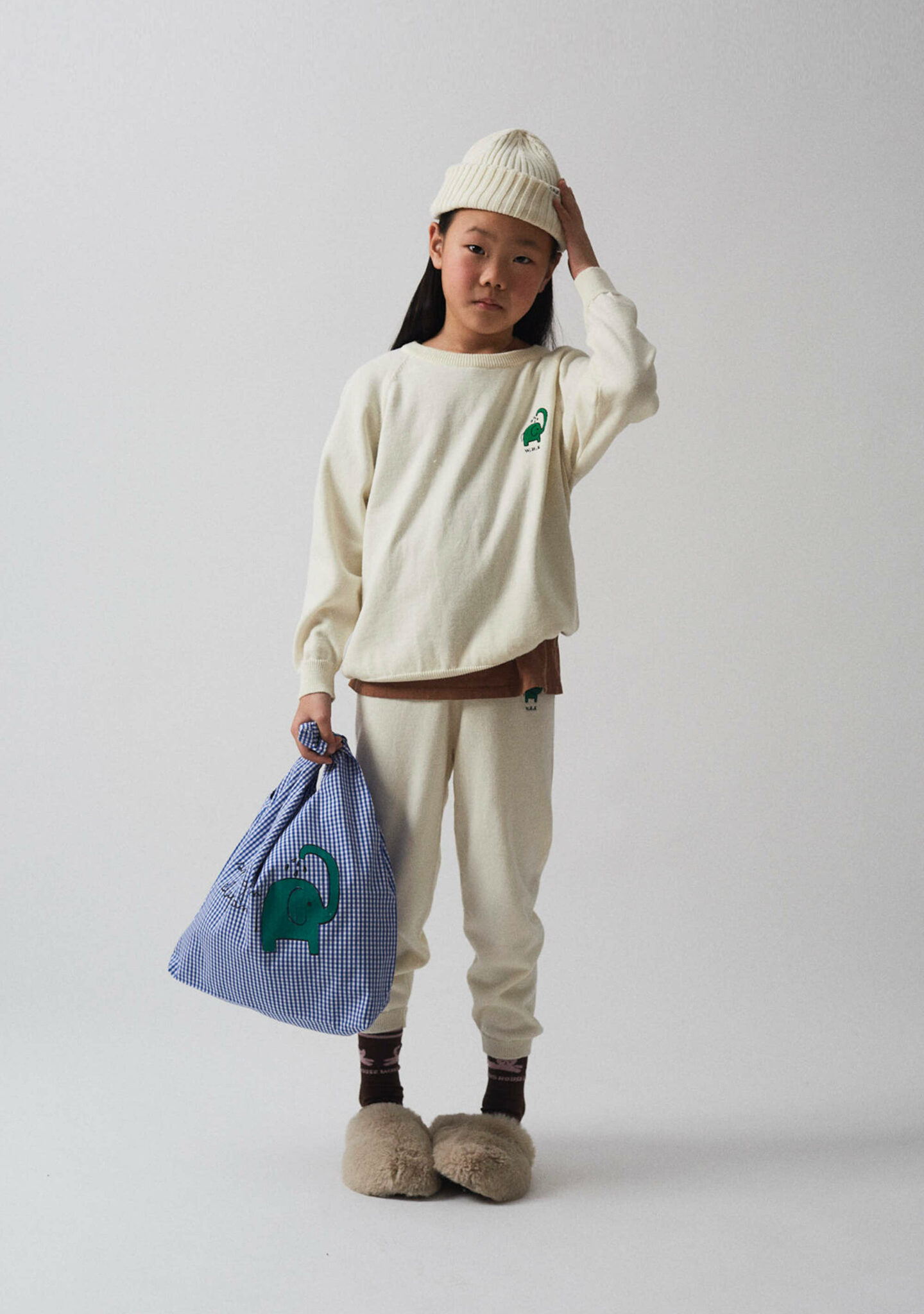 Elephant knitted pants