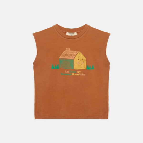 The house t-shirt no sleeve