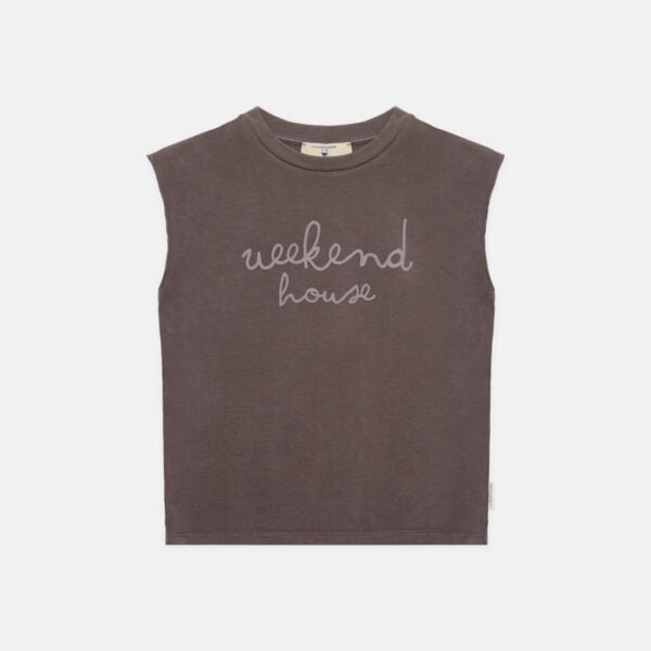 Weekend logo t-shirt no sleeve