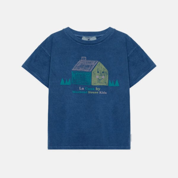House t-shirt vintage blue