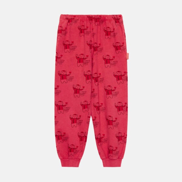 Red cat all over sweatpants