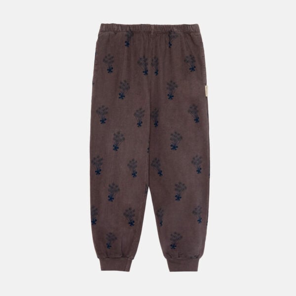 Bouquet all over sweatpants (vintage brown)