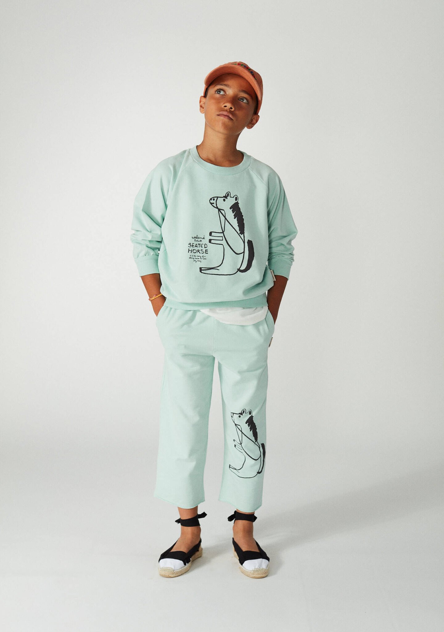 Seated horse sweatshirt