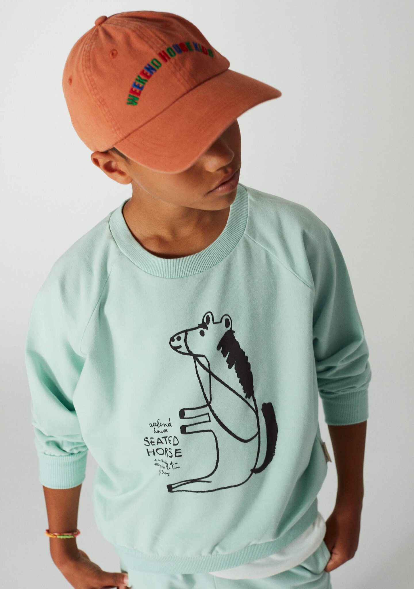 Seated horse sweatshirt
