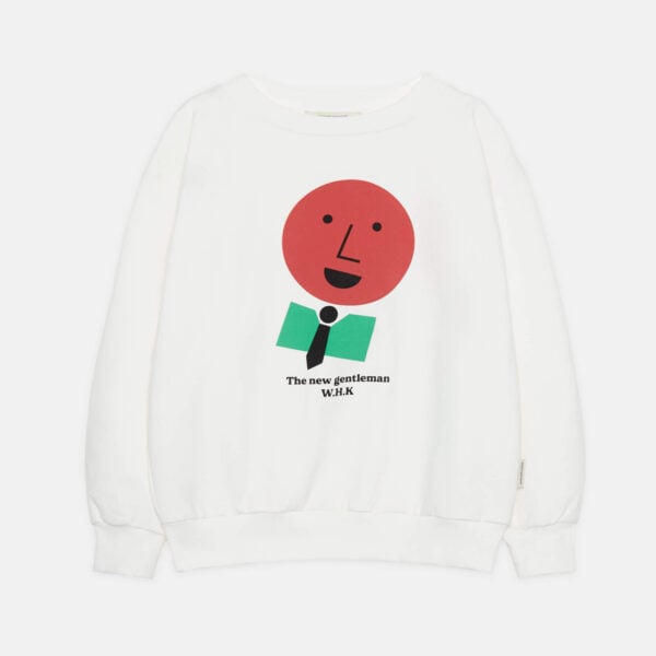 Gentle white sweatshirt