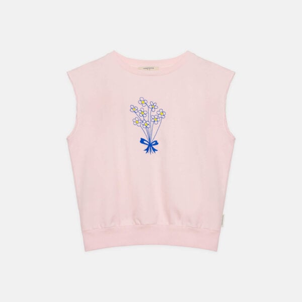 Bouquet no sleeve sweatshirt