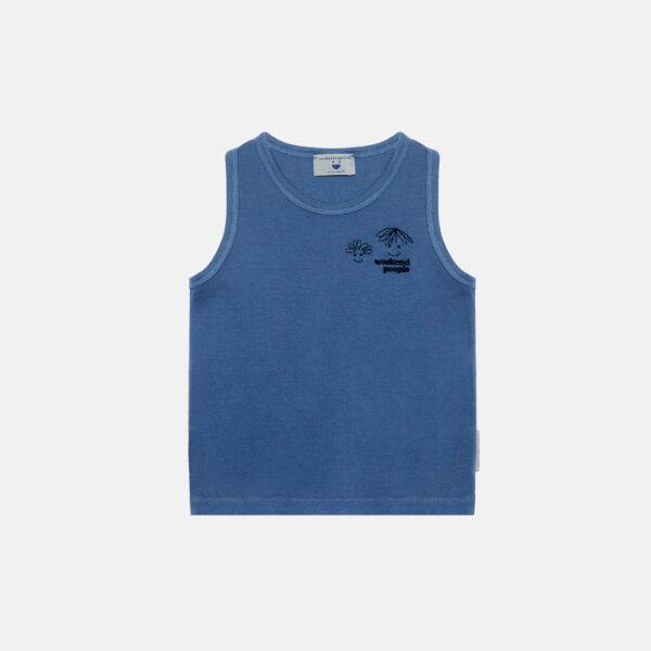 Happy faces baby tank t-shirt