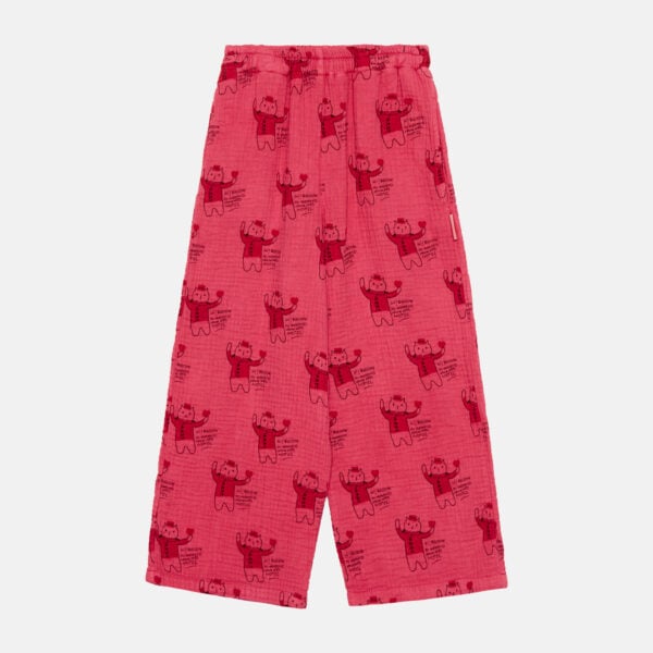 Red cat all over straight pants