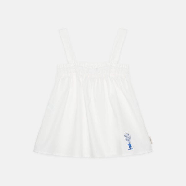 Bouquet embroidered top