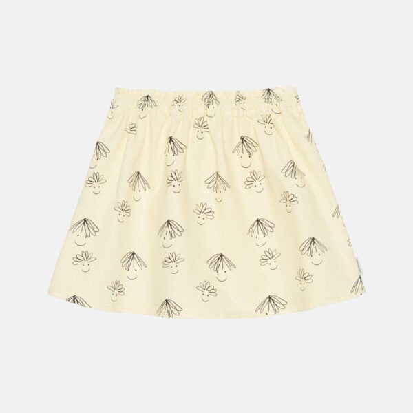 happy faces all over short skirt