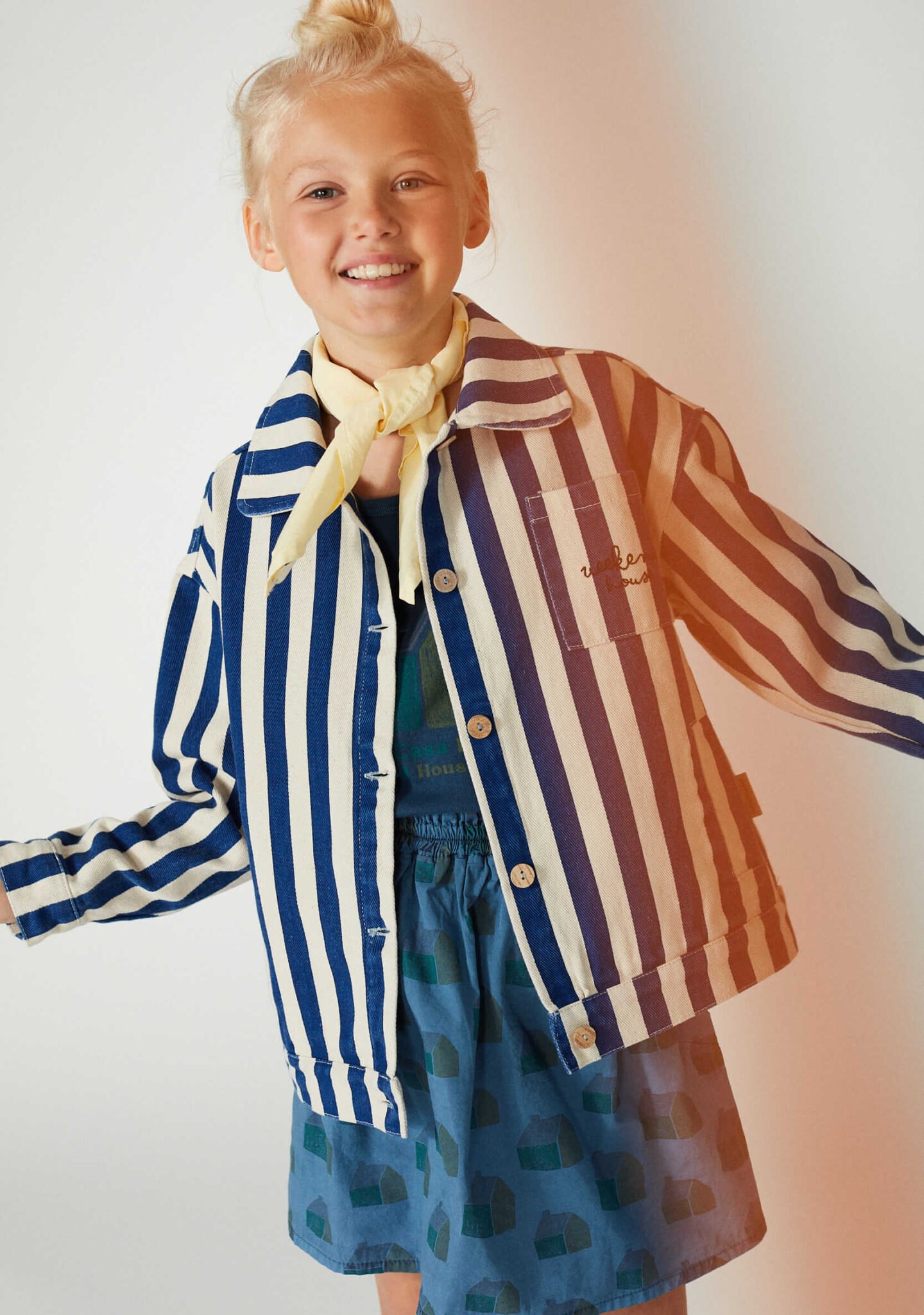 Blue stripes jacket