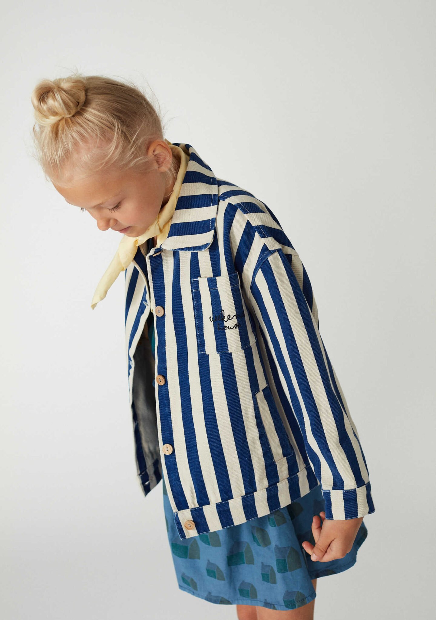 Blue stripes jacket