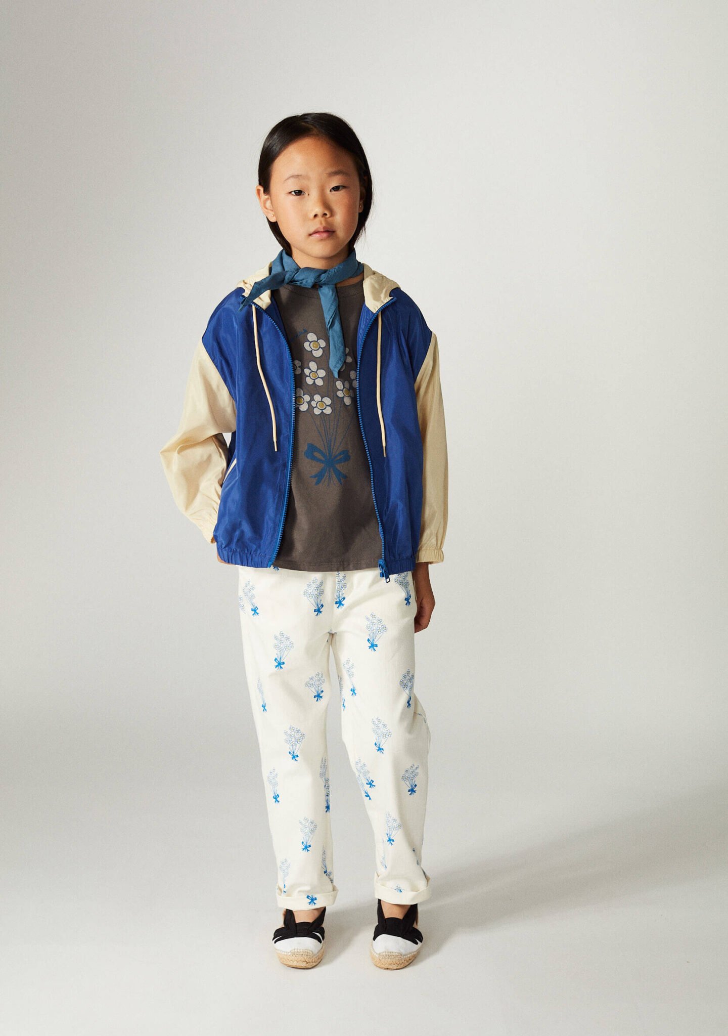 Blue windbreaker