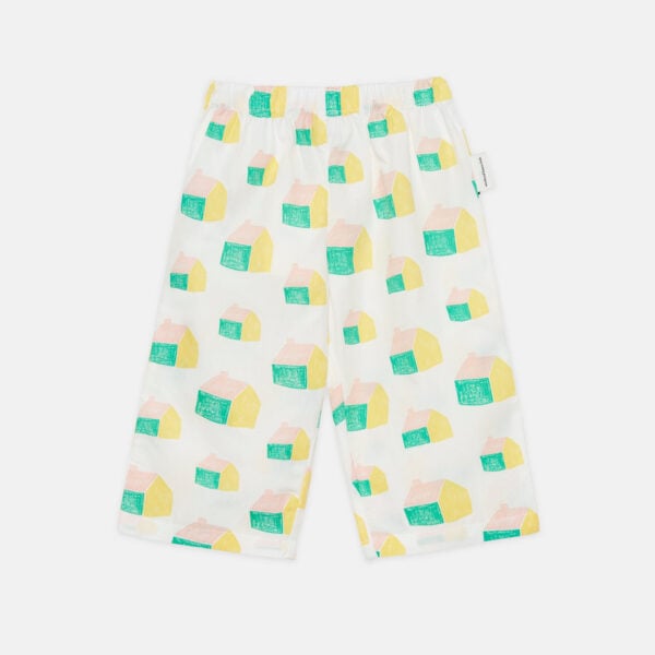 Baby houses all over woven pants