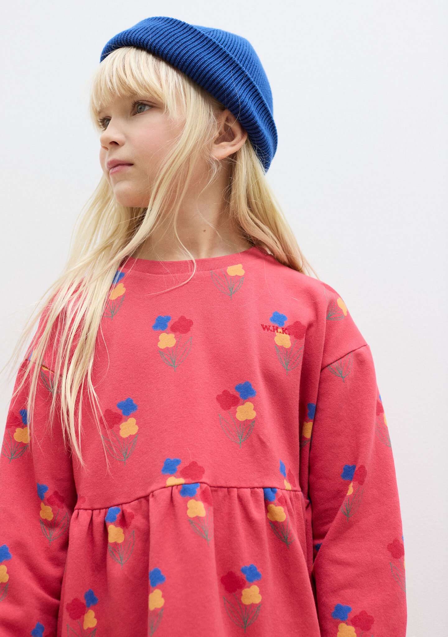 Flowers all over dress
