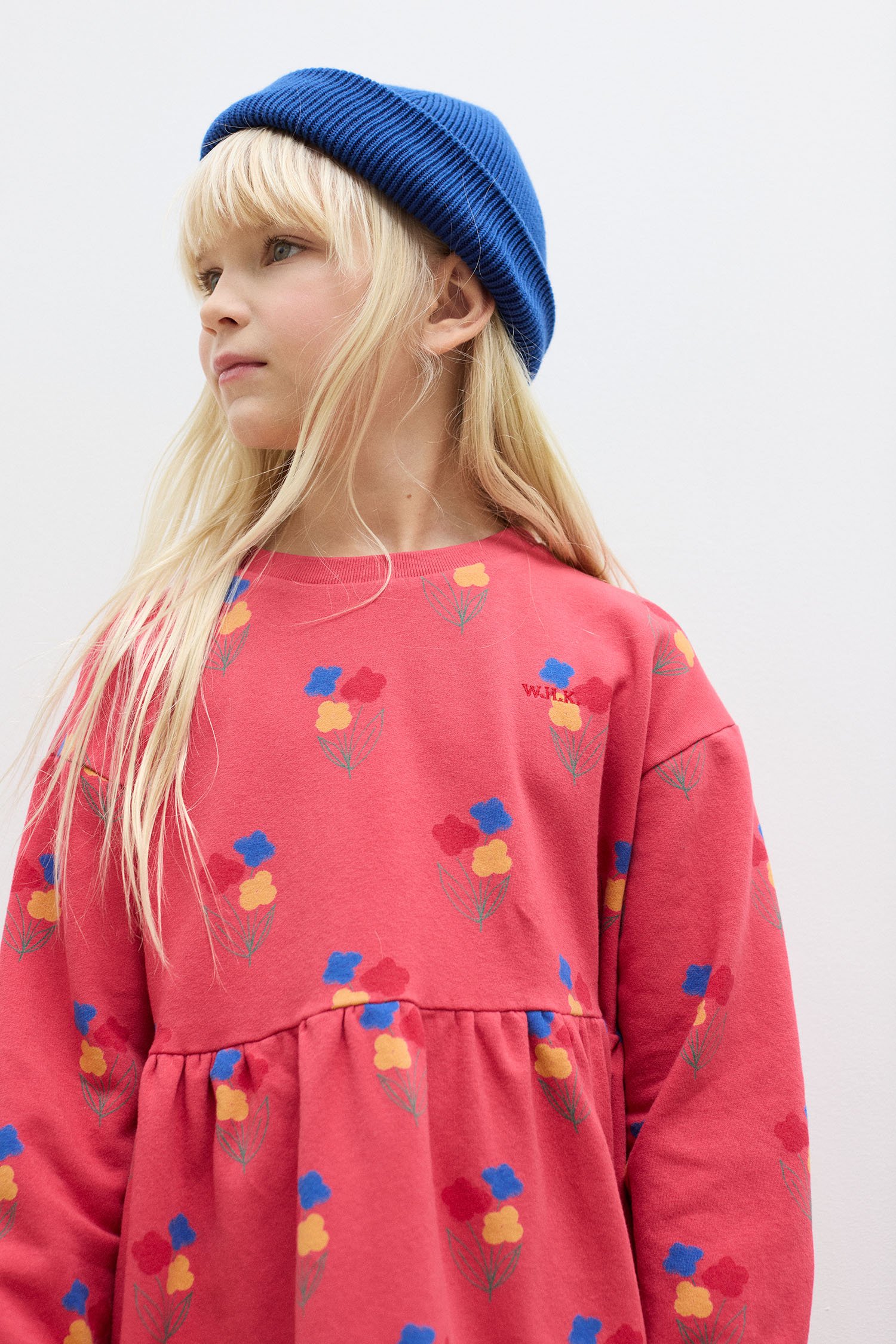 Flowers all over dress