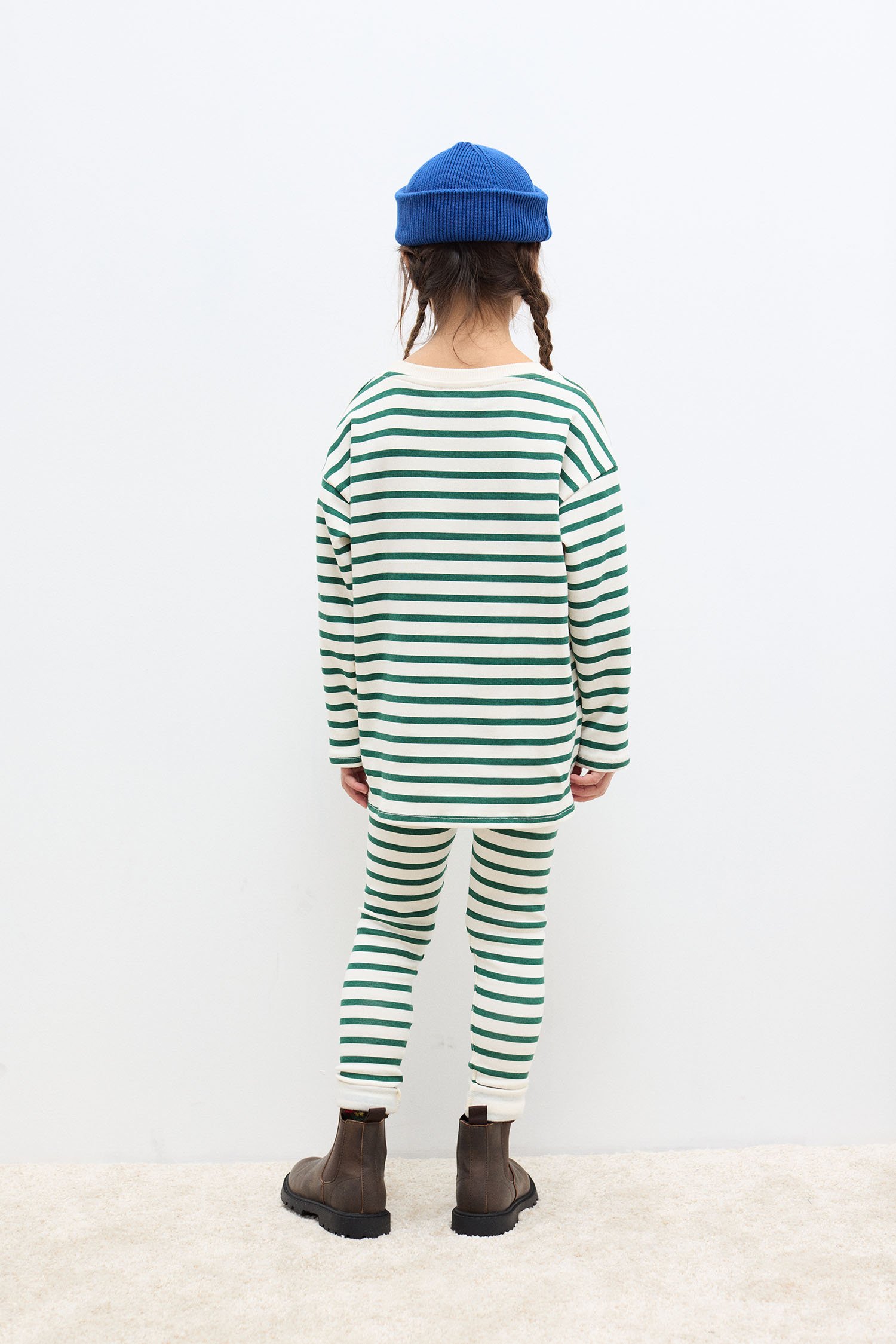 Winter garden Striped leggings