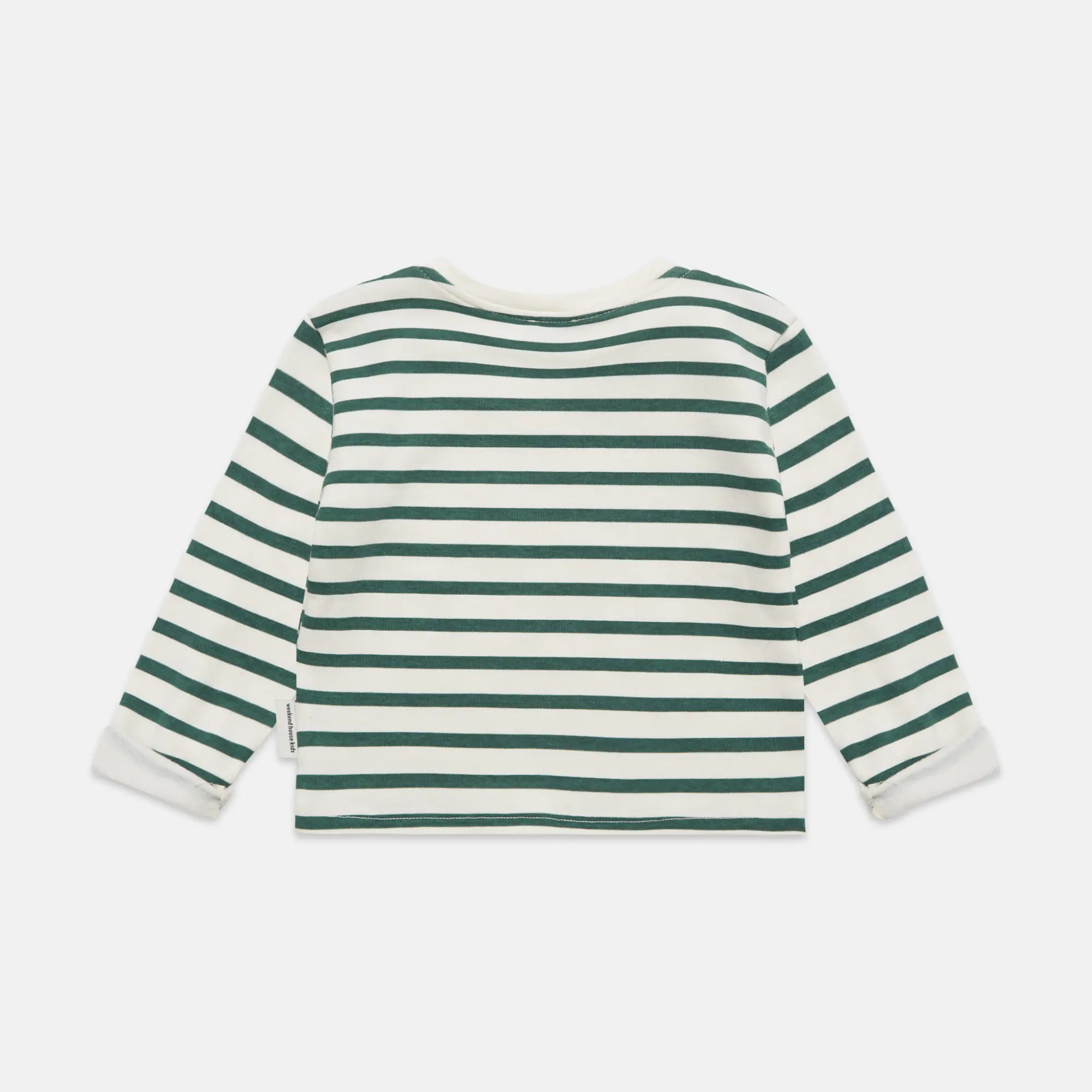 Winter garden stripes L/S baby t-shirt