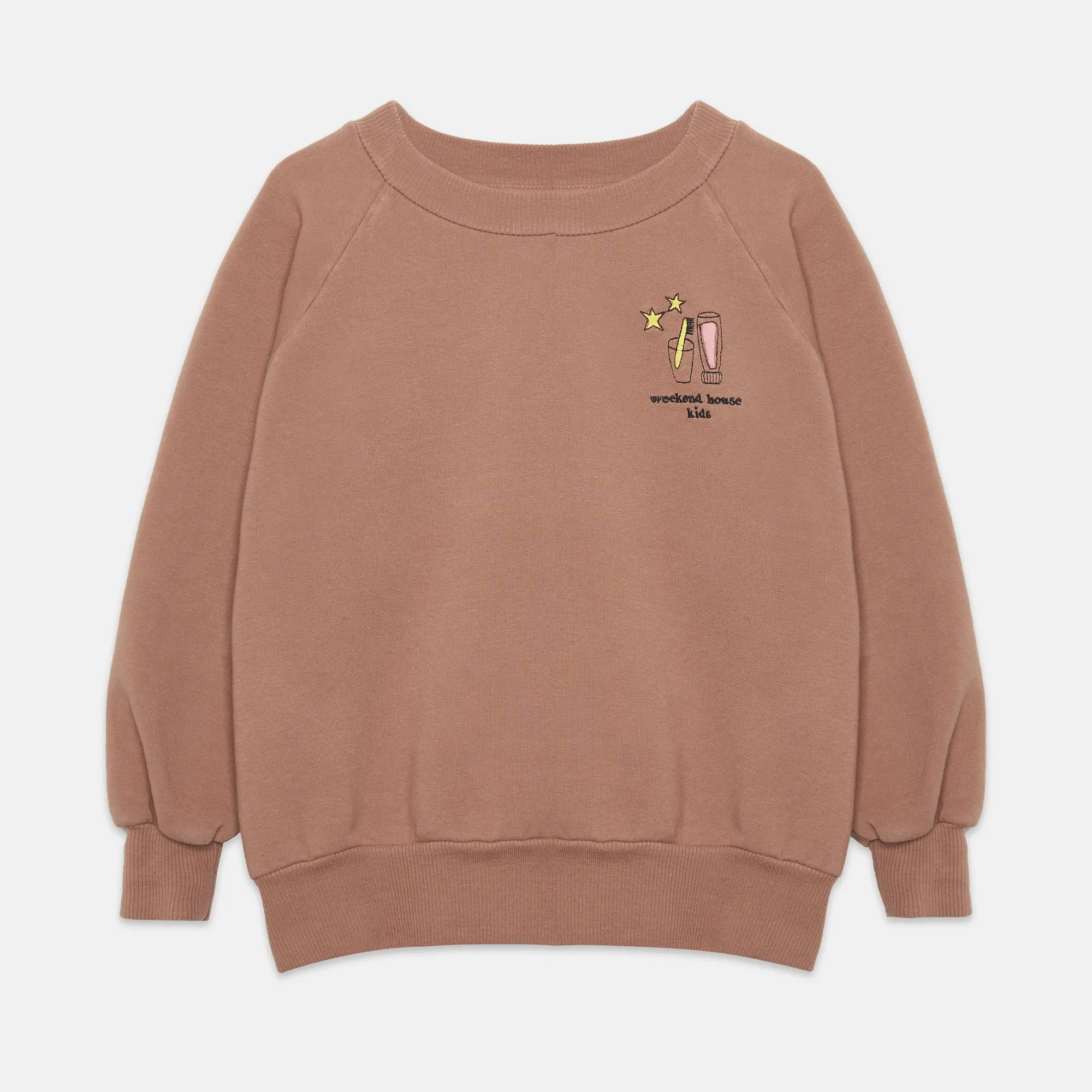 Embroidered toothbrush sweatshirt