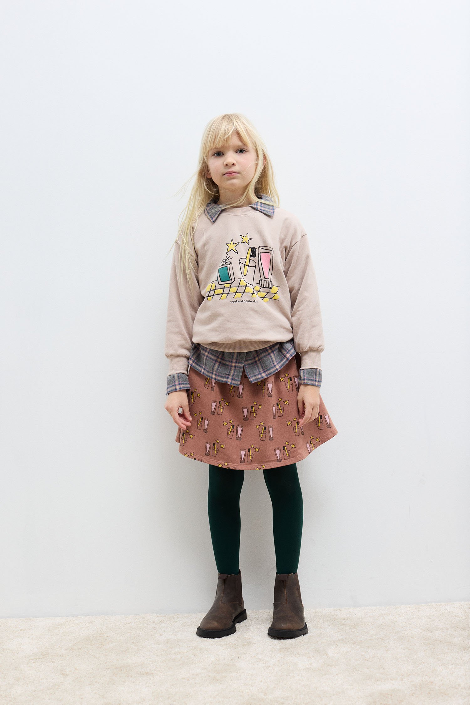 Magic toothbrush all over skirt