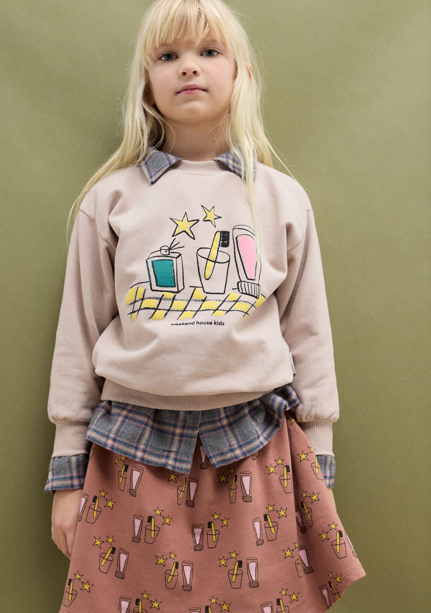 Magic toothbrush all over skirt