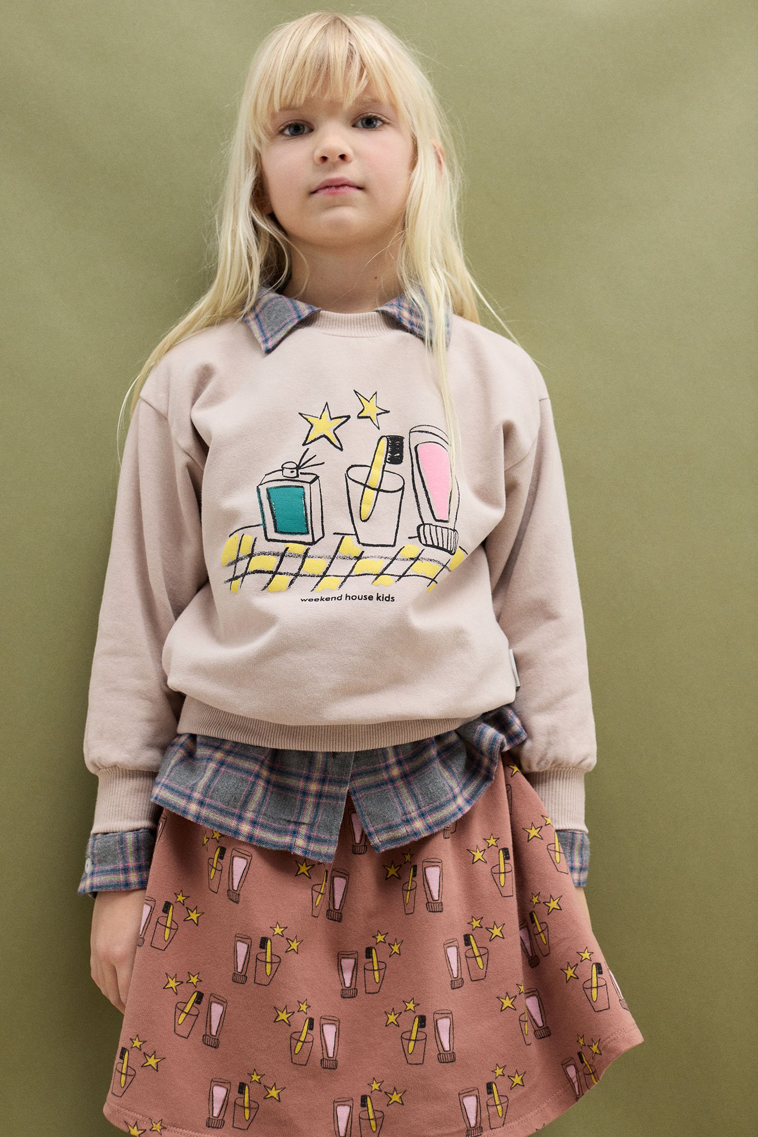 Magic toothbrush all over skirt