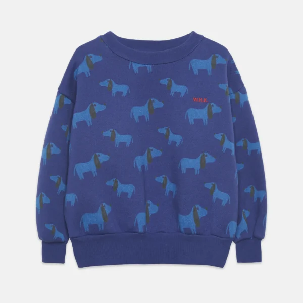 Blue Dog all over sweatshirt