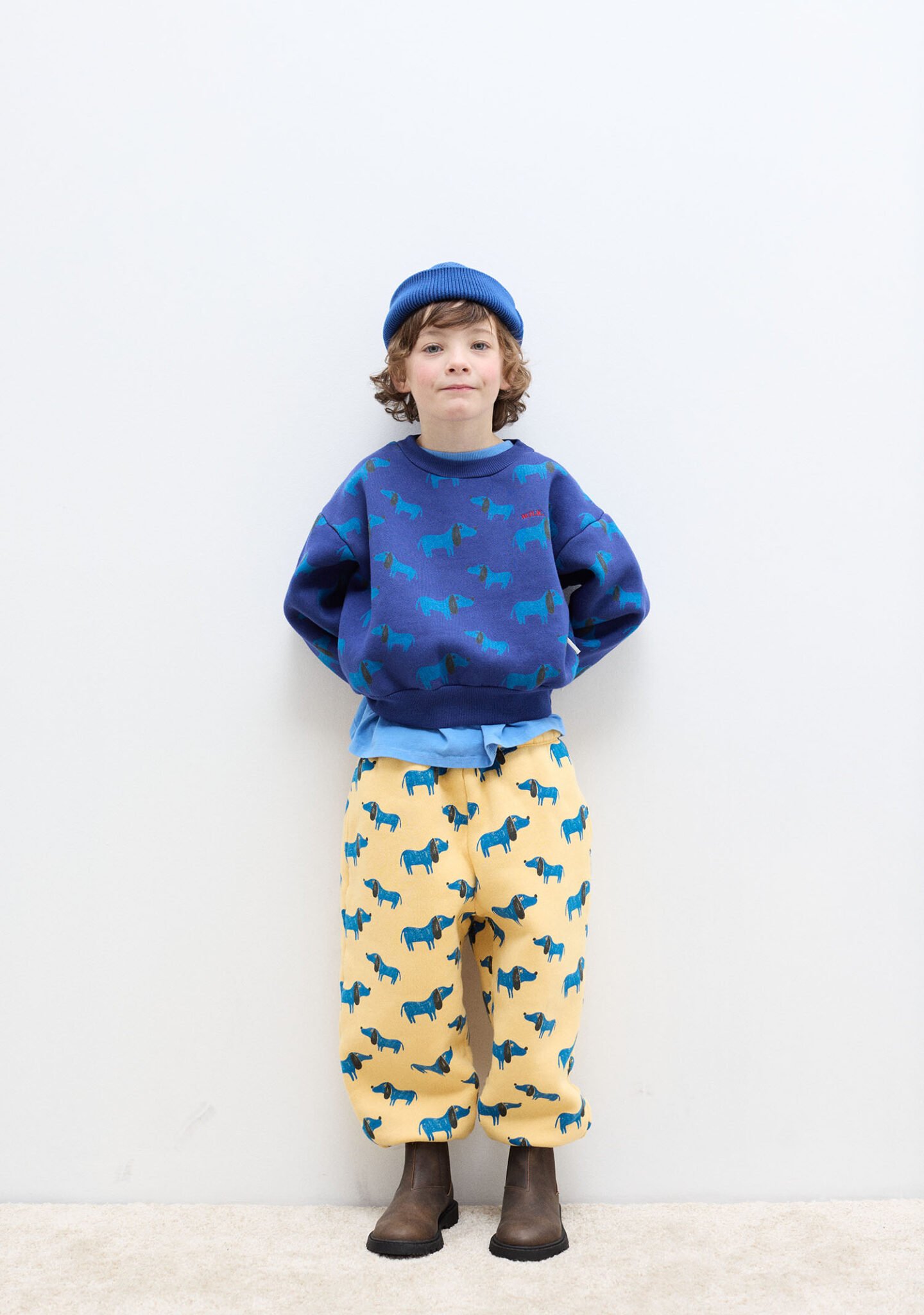 Blue Dog all over sweatpants