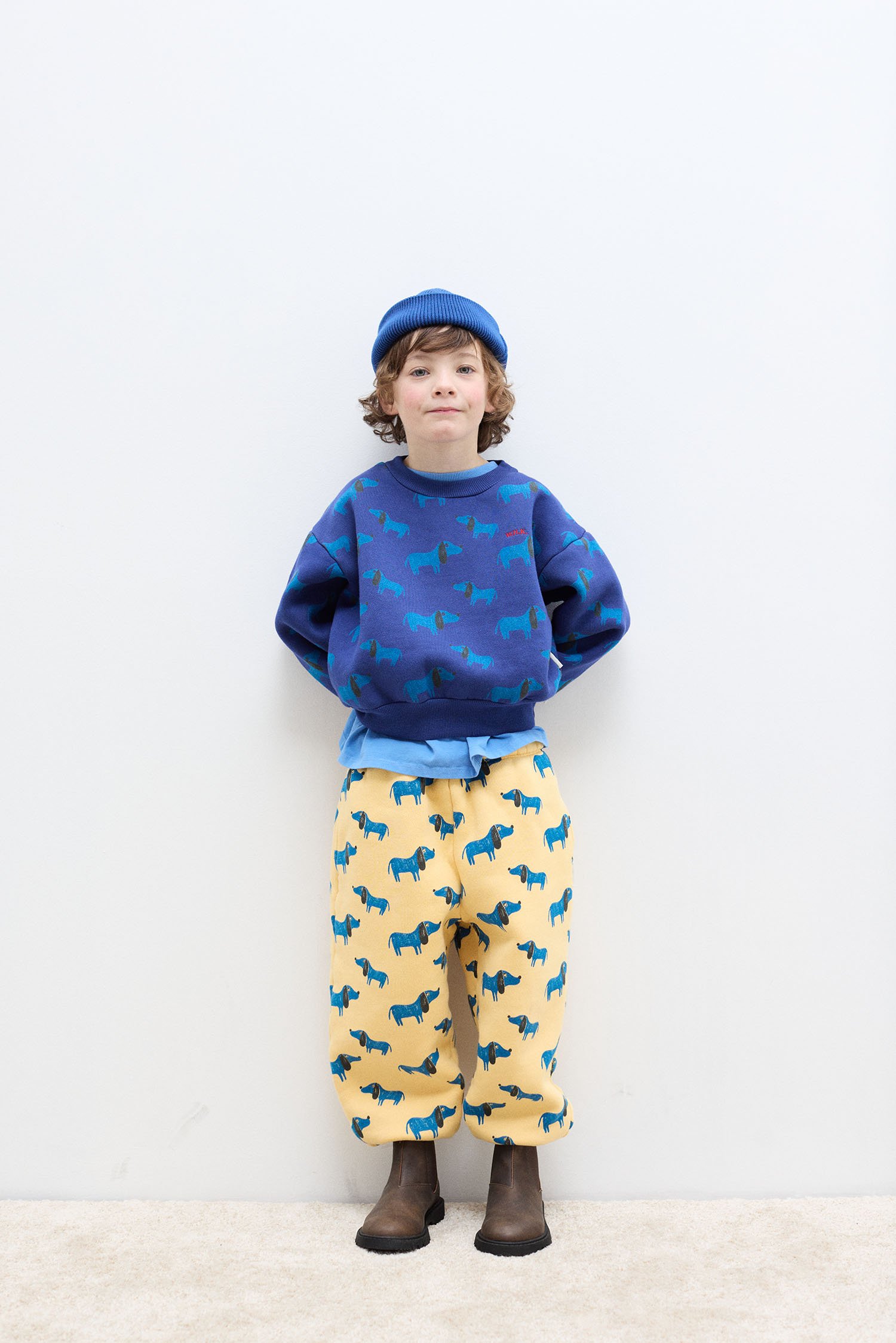 Blue Dog all over sweatpants