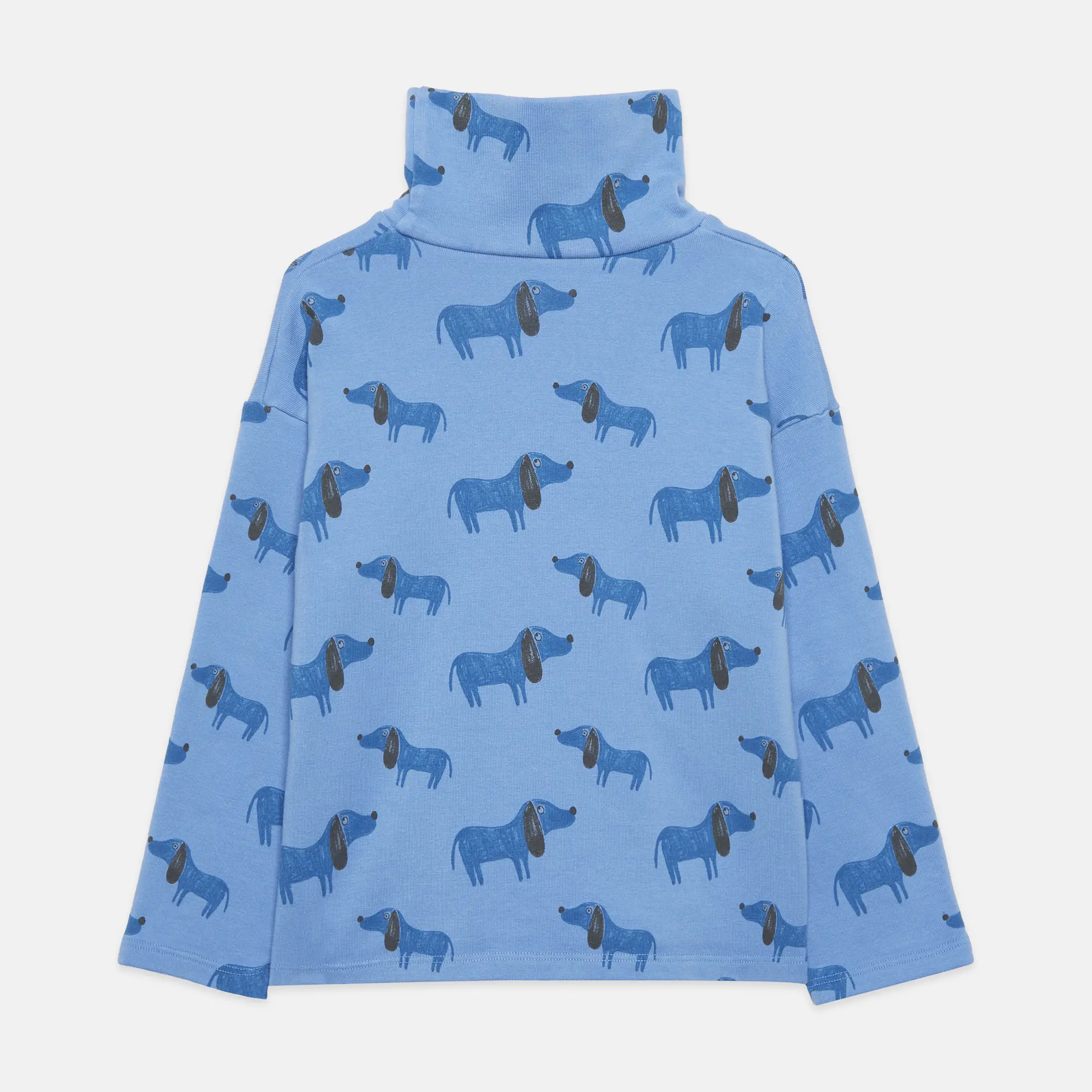 Blue Dog all over turtle neck